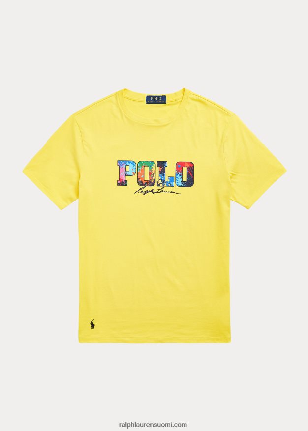 Ralph Lauren miehet logo jersey t-paita 0Z24ZR1561 sitruunamurska
