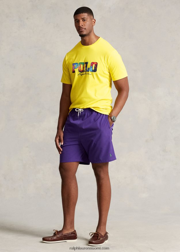 Ralph Lauren miehet logo jersey t-paita 0Z24ZR1561 sitruunamurska