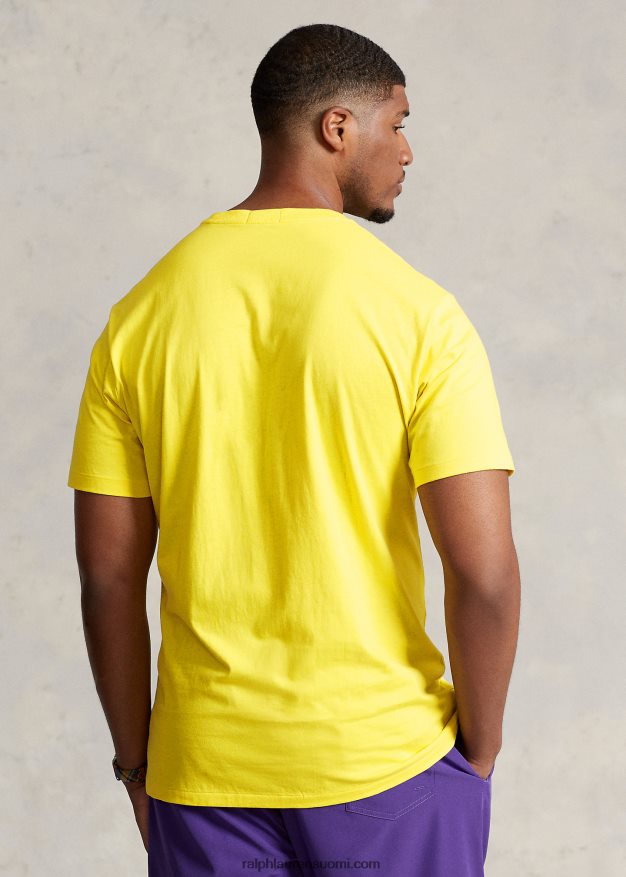 Ralph Lauren miehet logo jersey t-paita 0Z24ZR1561 sitruunamurska