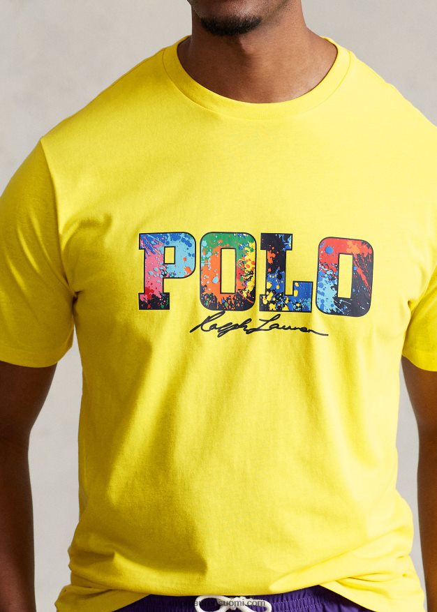 Ralph Lauren miehet logo jersey t-paita 0Z24ZR1561 sitruunamurska