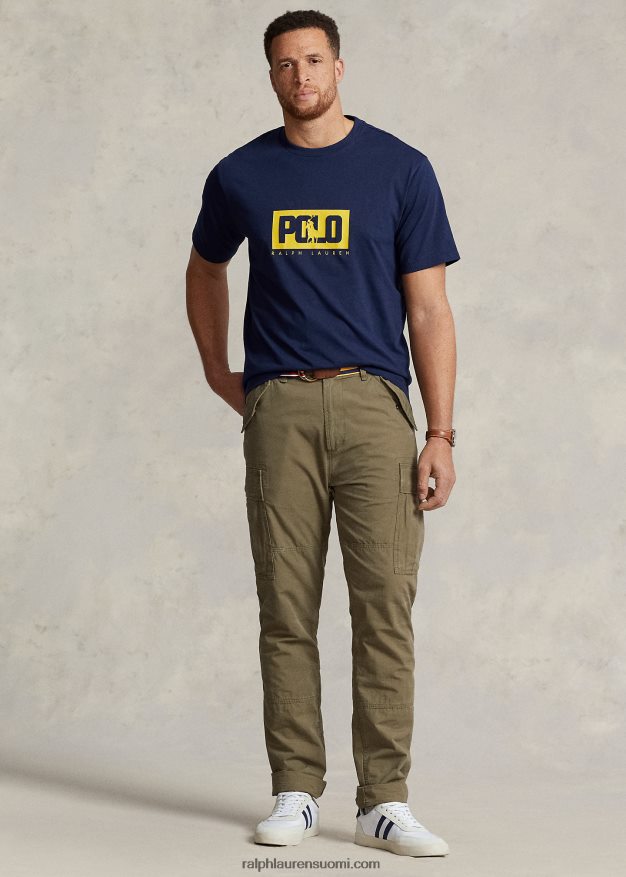 Ralph Lauren miehet logo jersey t-paita 0Z24ZR1624 risteilylaivasto