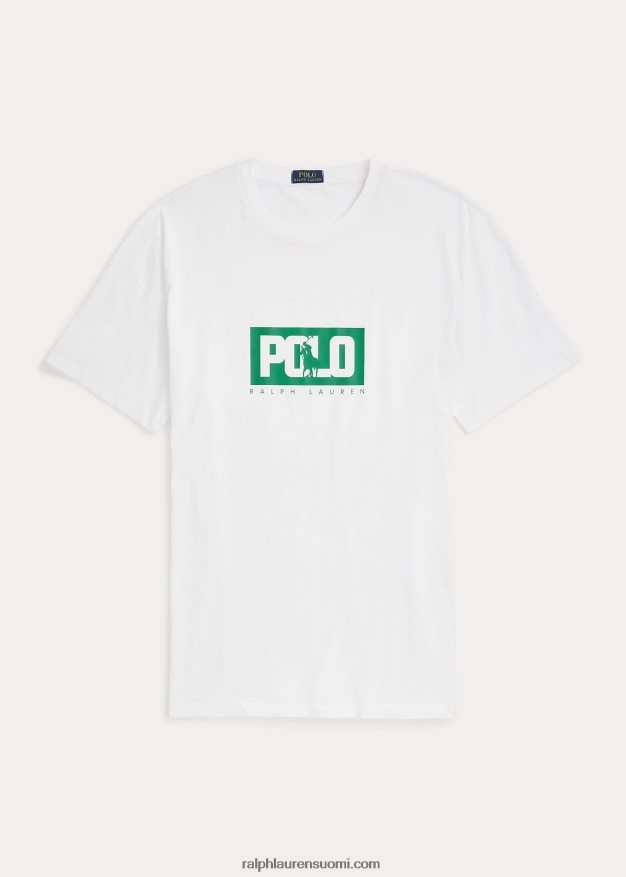 Ralph Lauren miehet logo jersey t-paita 0Z24ZR1625 valkoinen