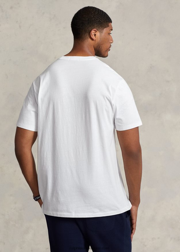 Ralph Lauren miehet logo jersey t-paita 0Z24ZR1625 valkoinen