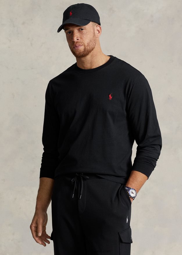 Ralph Lauren miehet logo jersey t-paita 0Z24ZR1654 musta