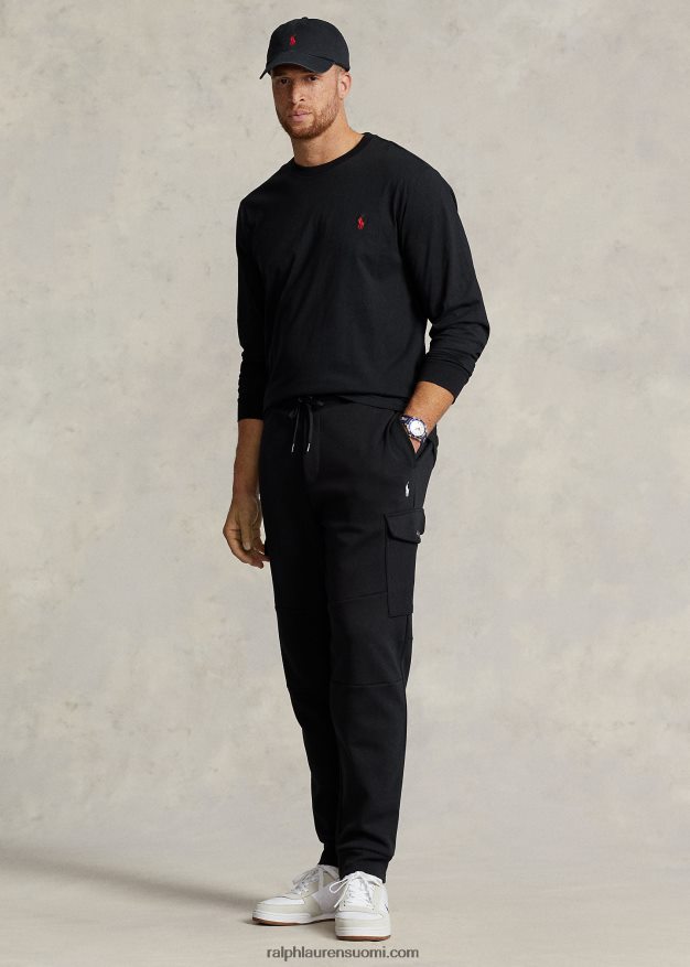 Ralph Lauren miehet logo jersey t-paita 0Z24ZR1654 musta