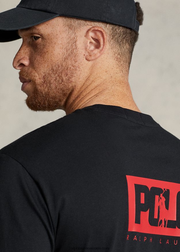 Ralph Lauren miehet logo jersey t-paita 0Z24ZR1654 musta