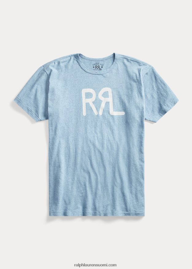 Ralph Lauren miehet logo jersey t-paita 0Z24ZR1695 krrl054-kanervansininen