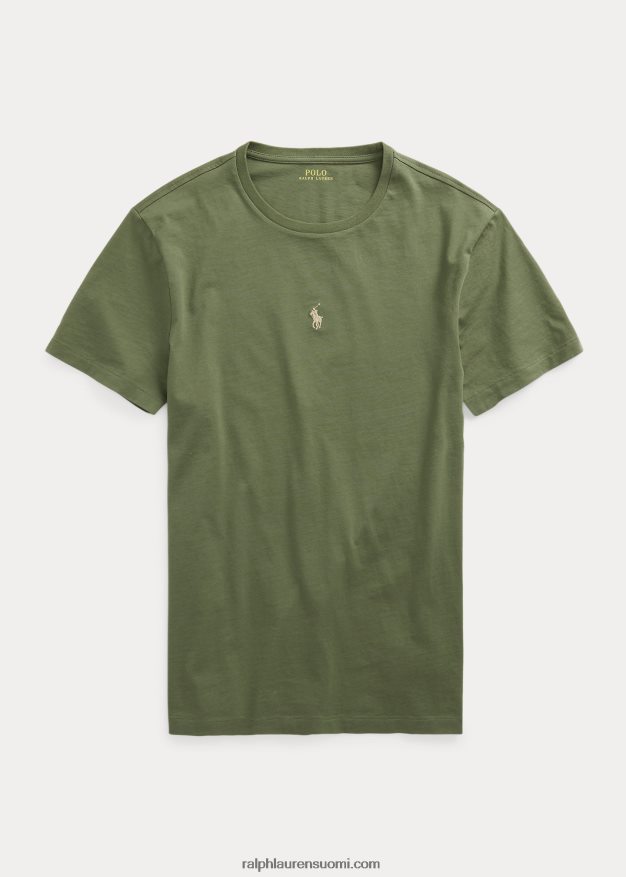 Ralph Lauren miehet mukautettu slim fit jersey crewneck t-paita 0Z24ZR462 puutarhapolku