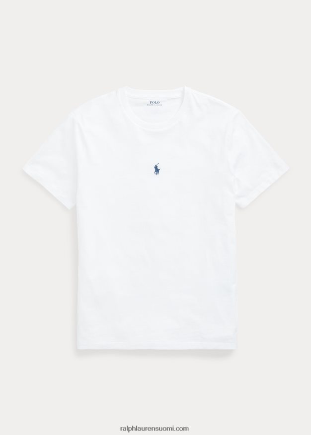 Ralph Lauren miehet mukautettu slim fit jersey crewneck t-paita 0Z24ZR463 valkoinen