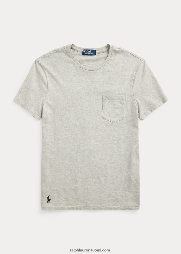 Ralph Lauren miehet mukautettu slim fit jersey tasku t-paita 0Z24ZR346 parvi kanerva