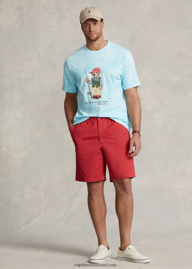 Ralph Lauren miehet polo bear solmiovärinen jersey-t-paita 0Z24ZR1813 saaren vesikarhu