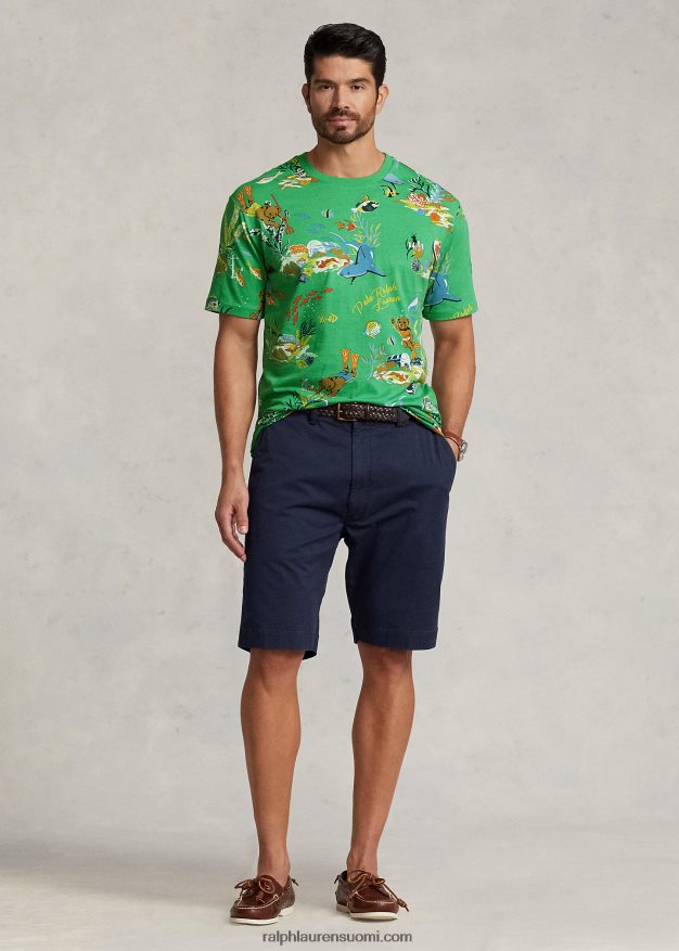 Ralph Lauren miehet poolo bear jersey t-paita 0Z24ZR1317 vihreä