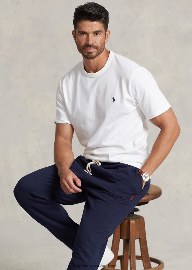 Ralph Lauren miehet raskaansarjan jersey-t-paita 0Z24ZR1453 valkoinen