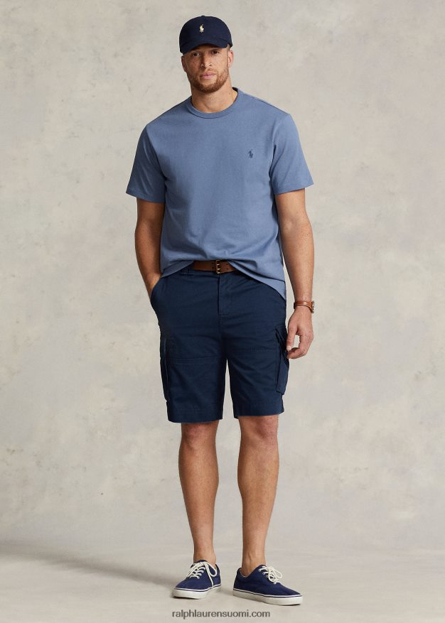 Ralph Lauren miehet raskaansarjan jersey-t-paita 0Z24ZR1454 caprin sininen