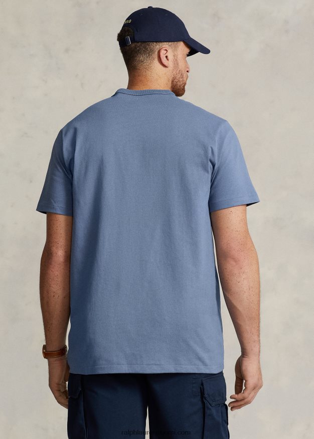 Ralph Lauren miehet raskaansarjan jersey-t-paita 0Z24ZR1454 caprin sininen