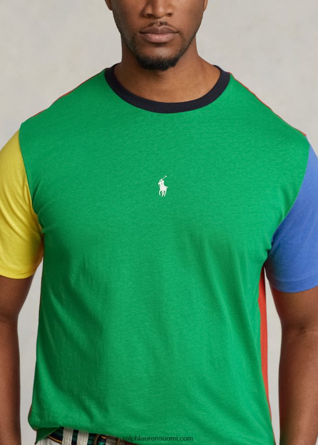 Ralph Lauren miehet värillinen jersey-t-paita 0Z24ZR1407 varsi moni