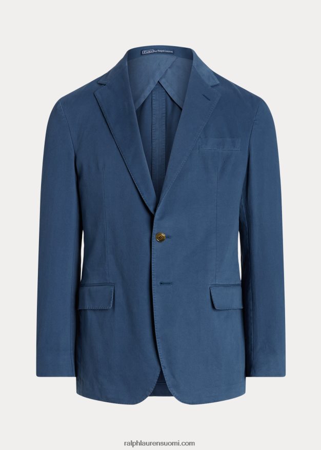 Ralph Lauren miehet Polo pehmeä joustava chino urheilutakki 0Z24ZR976 kiiltävä sininen