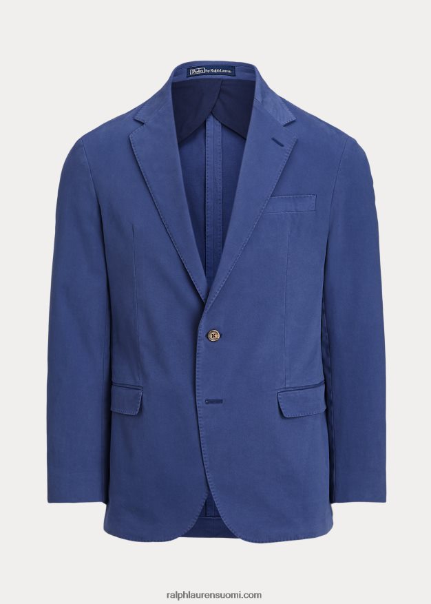 Ralph Lauren miehet Polo pehmeä joustava chino urheilutakki 0Z24ZR977 nimes sininen