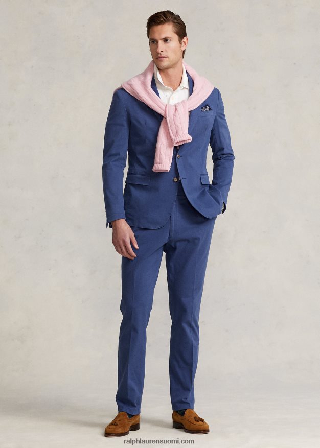 Ralph Lauren miehet Polo pehmeä joustava chino urheilutakki 0Z24ZR977 nimes sininen