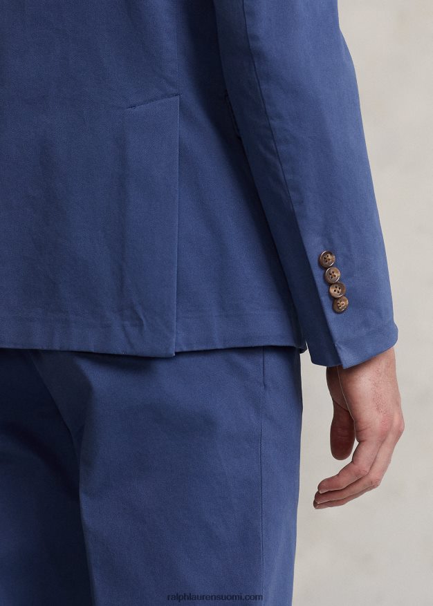 Ralph Lauren miehet Polo pehmeä joustava chino urheilutakki 0Z24ZR977 nimes sininen