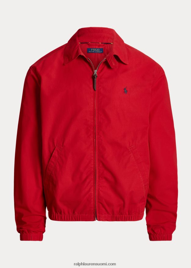 Ralph Lauren miehet bayport popliinitakki 0Z24ZR1106 Rl 2000 punainen