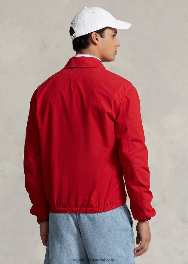 Ralph Lauren miehet bayport popliinitakki 0Z24ZR1106 Rl 2000 punainen