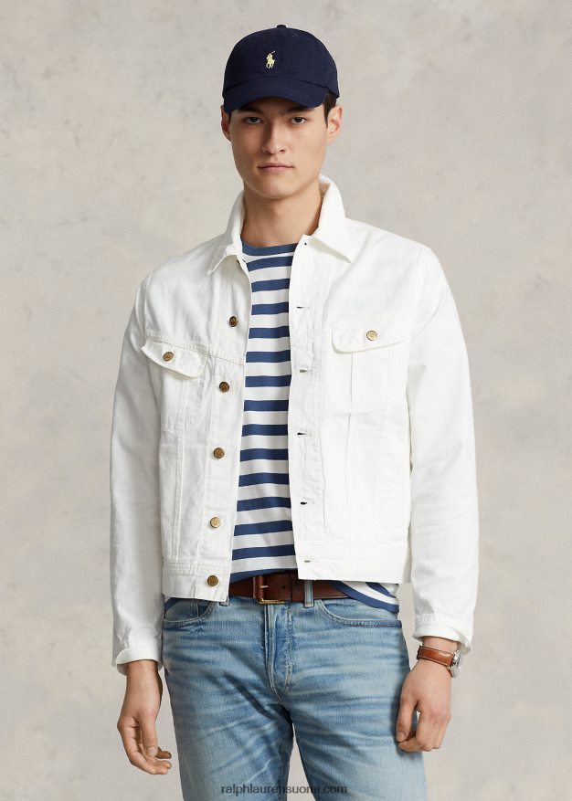 Ralph Lauren miehet canvas kuorma-auton takki 0Z24ZR1135 baarin satama