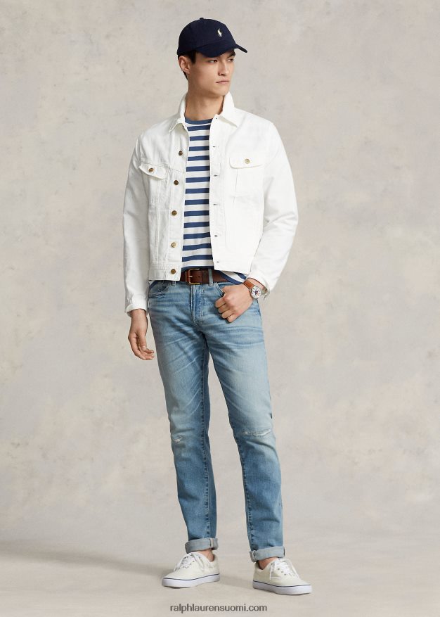 Ralph Lauren miehet canvas kuorma-auton takki 0Z24ZR1135 baarin satama