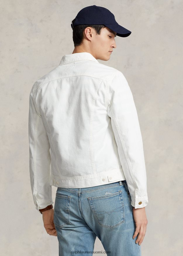 Ralph Lauren miehet canvas kuorma-auton takki 0Z24ZR1135 baarin satama