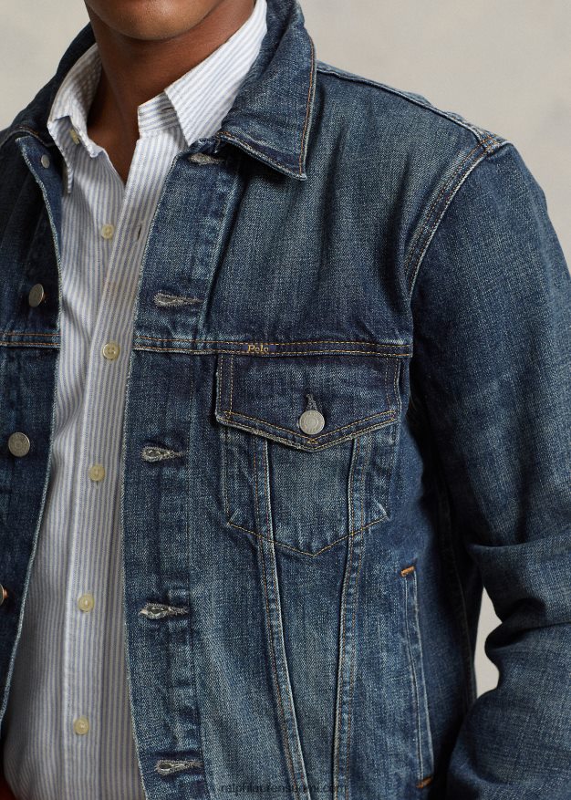 Ralph Lauren miehet haalistunut farkkutakki 0Z24ZR911 Trenton