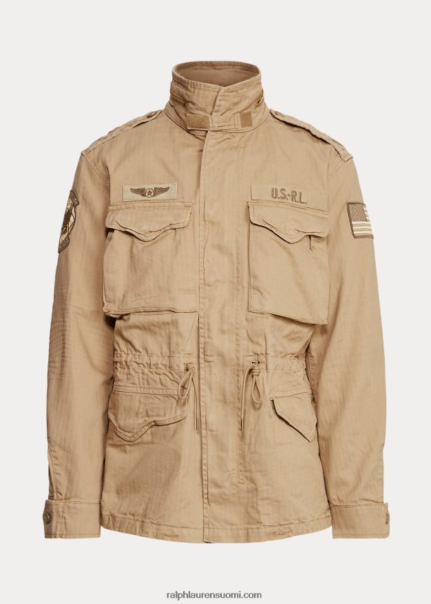 Ralph Lauren miehet ikoninen kenttätakki 0Z24ZR955 aavikon khaki