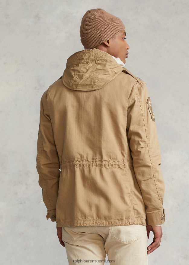 Ralph Lauren miehet ikoninen kenttätakki 0Z24ZR955 aavikon khaki
