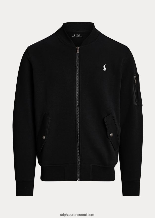 Ralph Lauren miehet kaksinkertainen bomber-takki 0Z24ZR566 musta
