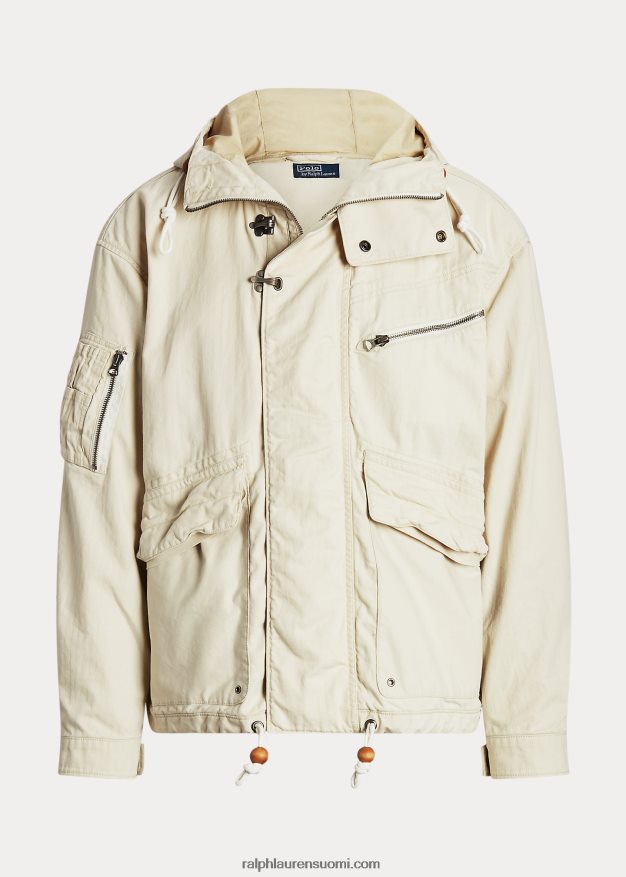 Ralph Lauren miehet kalanruotohupullinen takki 0Z24ZR1258 täysi kerma