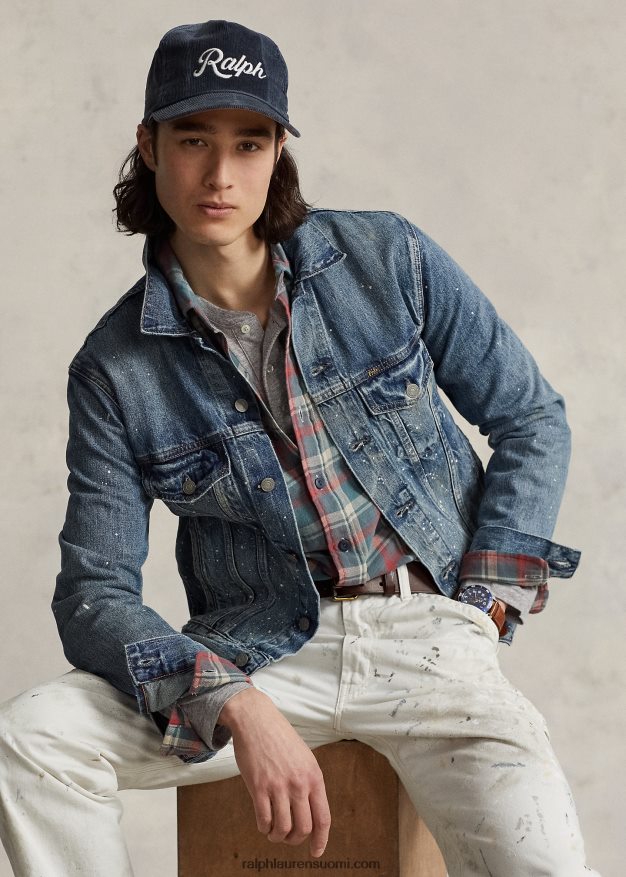 Ralph Lauren miehet maali-roiske-farkkutakki 0Z24ZR105 rodwell