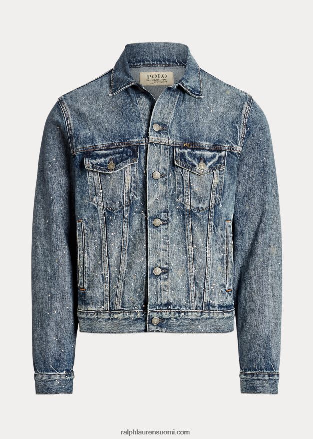 Ralph Lauren miehet maali-roiske-farkkutakki 0Z24ZR105 rodwell