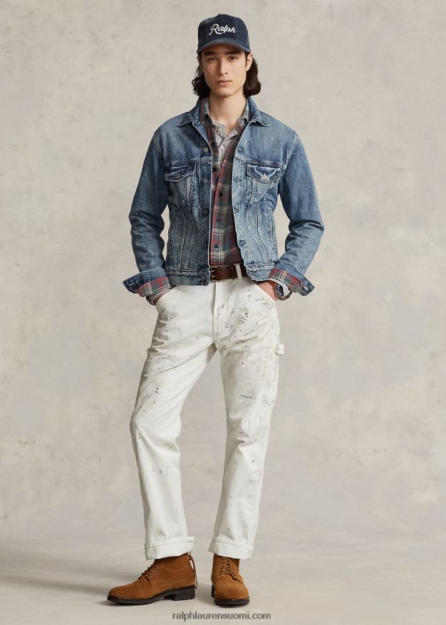 Ralph Lauren miehet maali-roiske-farkkutakki 0Z24ZR105 rodwell