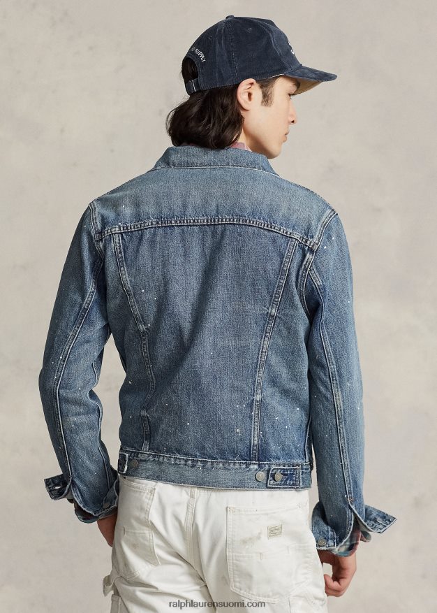 Ralph Lauren miehet maali-roiske-farkkutakki 0Z24ZR105 rodwell