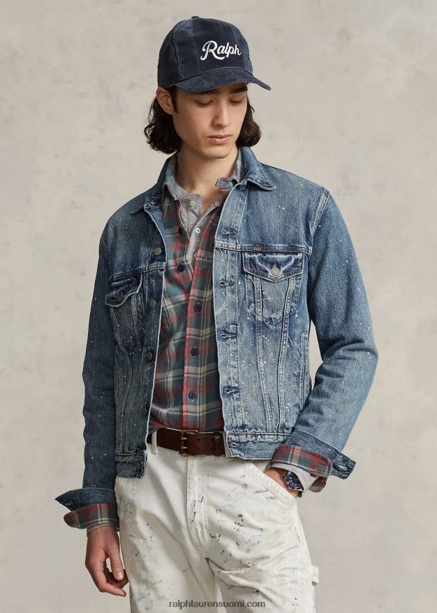 Ralph Lauren miehet maali-roiske-farkkutakki 0Z24ZR105 rodwell