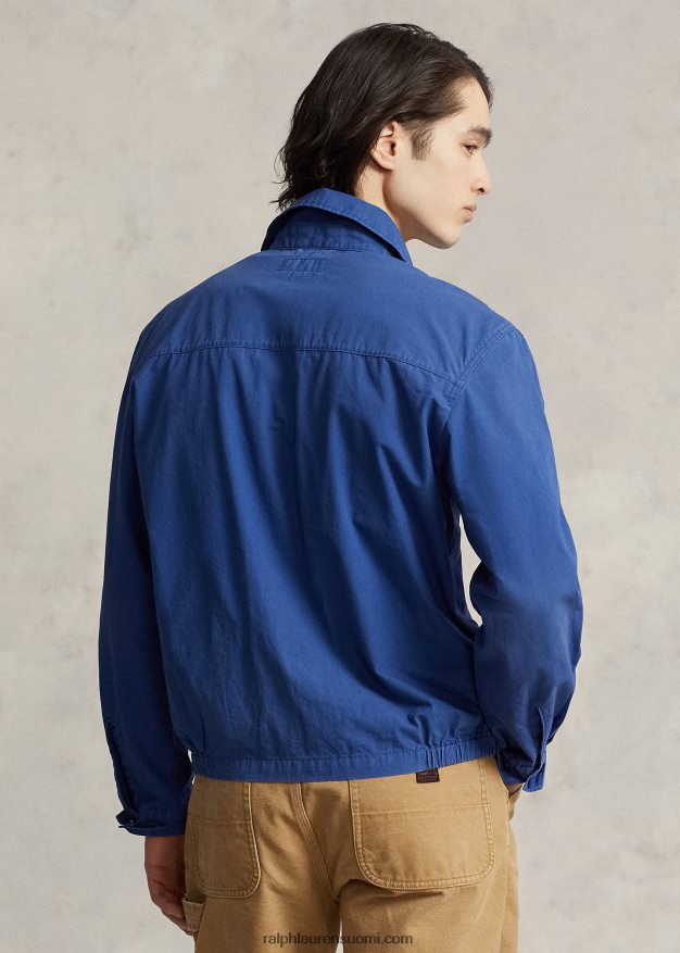 Ralph Lauren miehet marina popliinitakki 0Z24ZR8634 kuninkaallinen viinitarha