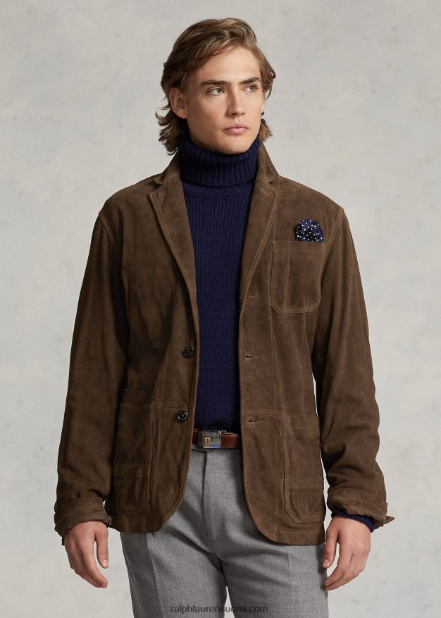 Ralph Lauren miehet mokka urheilutakki 0Z24ZR8468 smith brown