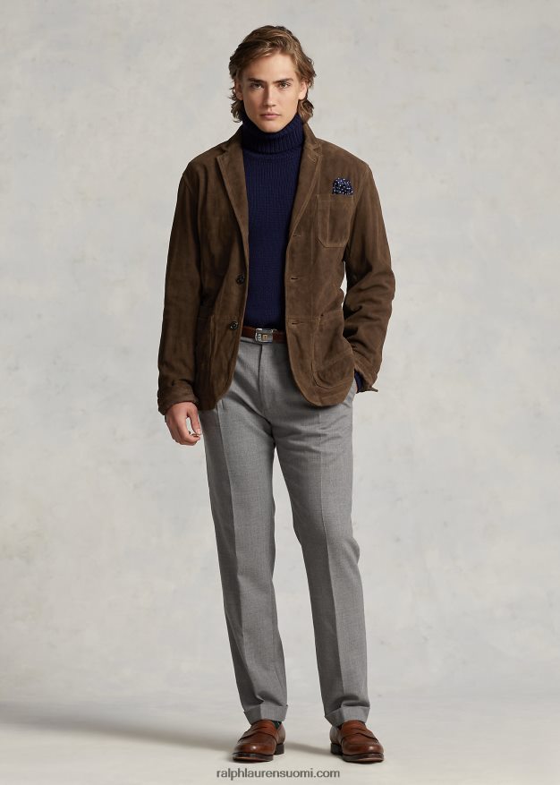 Ralph Lauren miehet mokka urheilutakki 0Z24ZR8468 smith brown