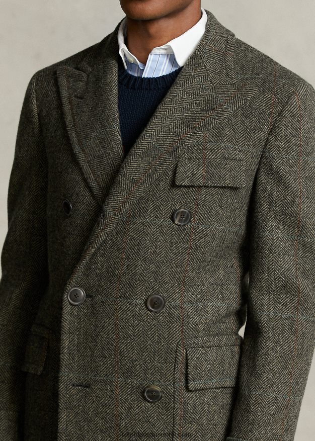 Ralph Lauren miehet morehouse-kokoelman poolotakki 0Z24ZR1288 harmaa