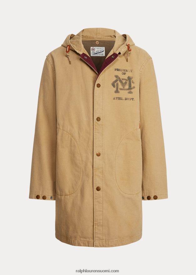 Ralph Lauren miehet morehousen kokoelmatakki 0Z24ZR1294 aavikon khaki