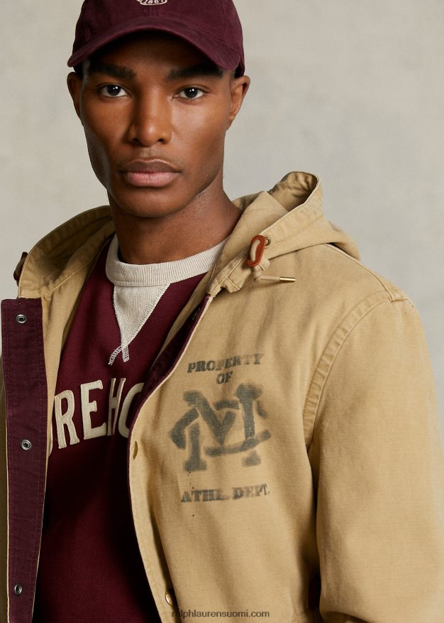 Ralph Lauren miehet morehousen kokoelmatakki 0Z24ZR1294 aavikon khaki