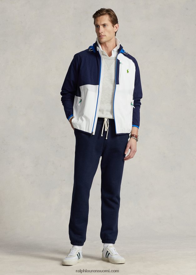 Ralph Lauren miehet pakattava vettä hylkivä hupullinen takki 0Z24ZR1237 keraaminen valkoinen multi