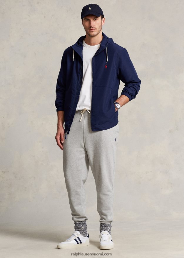 Ralph Lauren miehet pakattava vettä hylkivä hupullinen takki 0Z24ZR1812
