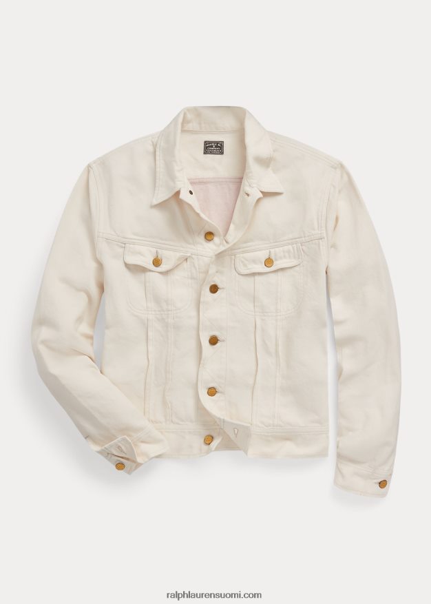 Ralph Lauren miehet paneloitu farkkutakki 0Z24ZR8707 kivi multi