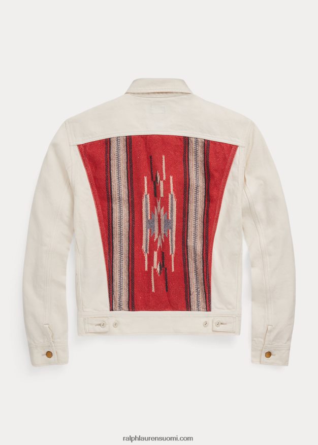 Ralph Lauren miehet paneloitu farkkutakki 0Z24ZR8707 kivi multi