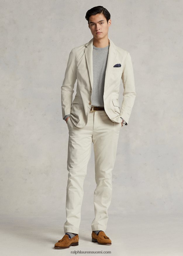Ralph Lauren miehet polo rakentamaton stretch chino takki 0Z24ZR615 kivi